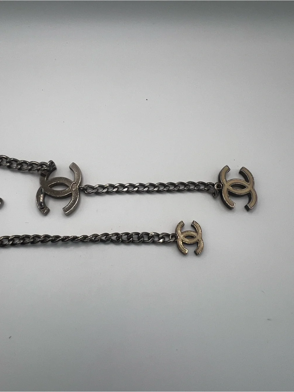 CHANEL authentic silver